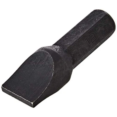 Image of Draper Plain Slot Impact Screwdriver Bit, 12mm