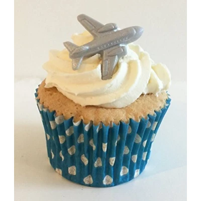 Image of 6 Bright Sugar Planes: Sparkly Silver