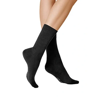 Image of KUNERT Soft Wool Cotton, womens socks, Black (BLACK 0070), 5.5/7.5 UK (39/42 EU)