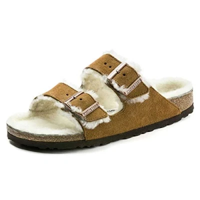 Image of Birkenstock Arizona Mules, Size: 7.5, Brown Suede