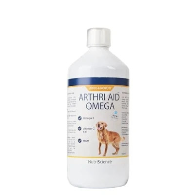 Image of Swedencare UK ArthriAid Omega Joint Care Supplement 1 Litre for Dogs and Cats Joints Mobility