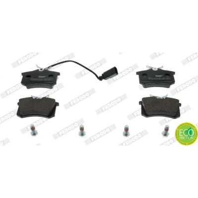 Image of 1J0698451F, 1J0698451M, 8E0698451A, 8E0698451K Brake pad set FERODO PREMIER ECO FRICTION FDB1481 AUDI: A4 B5 Avant, VOLKSWAGEN: Sharan I