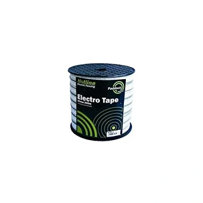 Image of Hotline Paddock Essentials 40mm Electro Tape white fencing