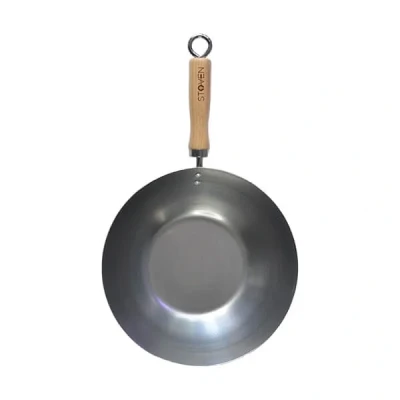 Image of Stoven 27cm Standard Gauge Carbon Steel Wok