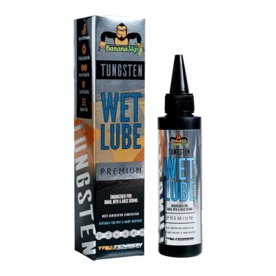 Image of Tru Tension BananaSlip Tungsten Wet Lube Road, Mountain &amp; Race Bike Lubricant Bicycle Tools Accessories 50ml
