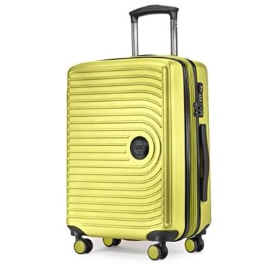Image of HAUPTSTADTKOFFER Mitte Hand Luggage 55x40x23, TSA, 4 Wheels, Travel Suitcase, Hard Shell Rolling Cabin Fern