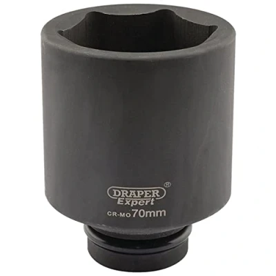Image of Draper Expert HI TORQ� 6 Point Deep Impact Socket, 1&quot; Sq. Dr., 70mm