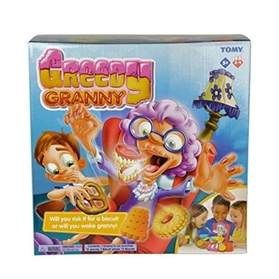 Image of TOMY Greedy Granny Children&#039;s Board Game, Family and Preschoo Action Game for Kids 4, 5, 6, 7, 8 Year Old Boys Girls Adults