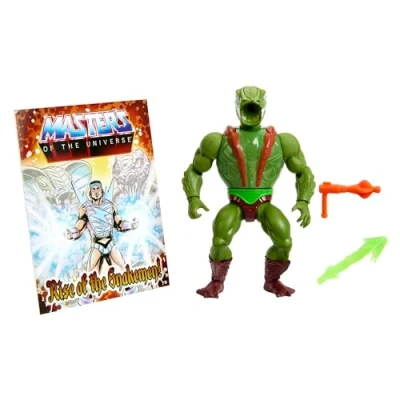 Image of Masters of the Universe Origin, action figure Kobra Khan, Articulated Collectible MOTU Toy with Accessory and Mini Comic​​​, HKM65(Assorted model)