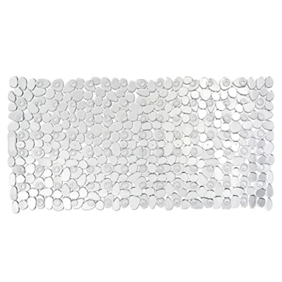 Image of WENKO 20264100 Bath mat Paradise Transparent, Plastic, Transparent