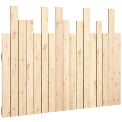 Image of vidaXL Wall Headboard 108x3x80 cm Solid Wood Pine