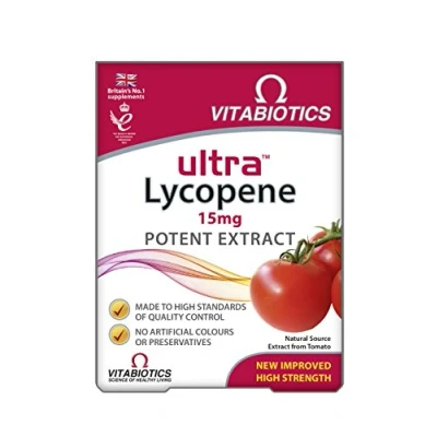 Image of Vitabiotics Ultra Lycopene 30 Tablets