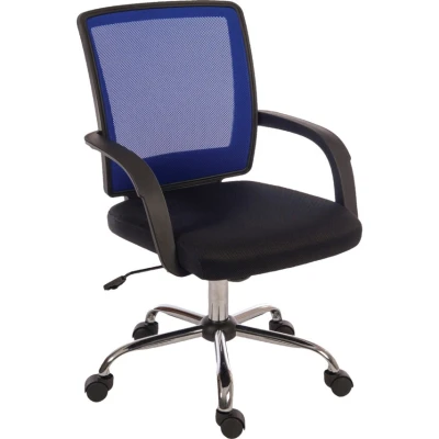 Image of Teknik Star 6910BL Mesh Reclining Executive Chair Blue