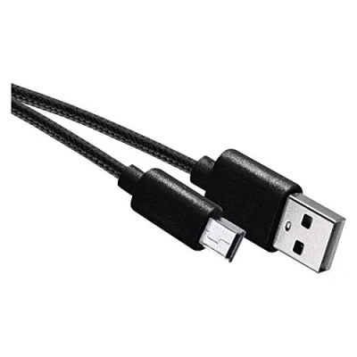 Image of EMOS USB cable 2.0, A to mini B plug, 2 A, meter charging cable, for PS3, PS2 controller