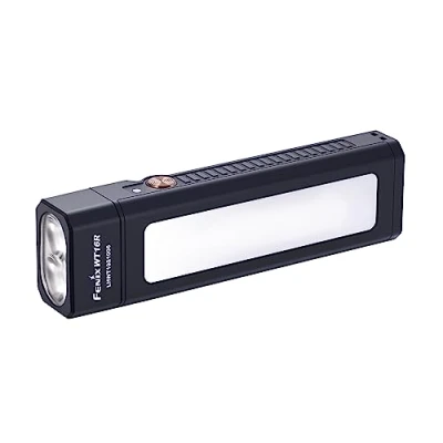 Image of Fenix WT16R, Rechargeable Work Torch &amp; Area Light 300 Lumens 115m 30 Hrs Max Side Panel COB Flood Yellow Flash Mode Wide Body Clip Magnetic Base Rear 2000 mAh USB C IP66