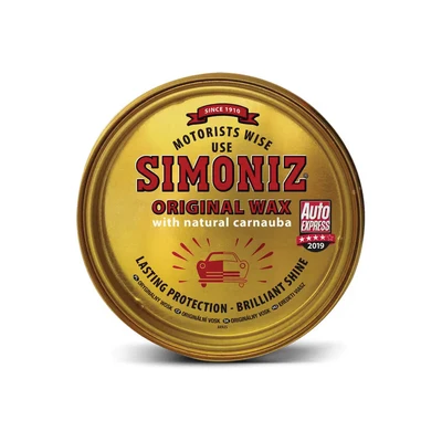 Image of Simoniz Original Car Wax, Award Winning Guaranteed Long Lasting Protection &amp; Shine For Paintwork, Essential Cleaning Products Brilliant Shine, Carnauba Wax Car, 150g