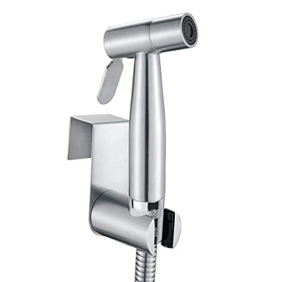 Image of Hand Held Bidet Sprayer Stainless Steel Shattaf Toilet Shower Head for Bathroom Sink or with 59 inch Hose and Bracket Holder (3 Pack) (Style 1)