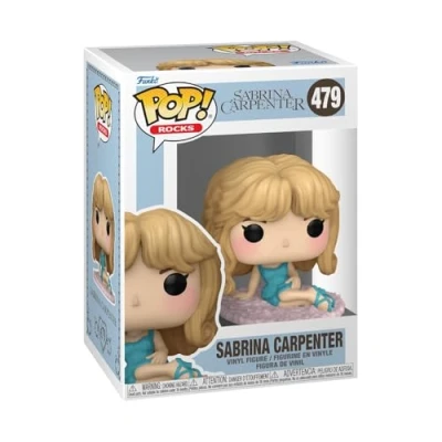 Image of Funko Pop! Rocks: Sabrina Carpenter (Night Gown) Collectable Vinyl Figure Gift Idea Official Merchandise Toys for Kids &amp; Adults Music Fans Model Collectors and Display