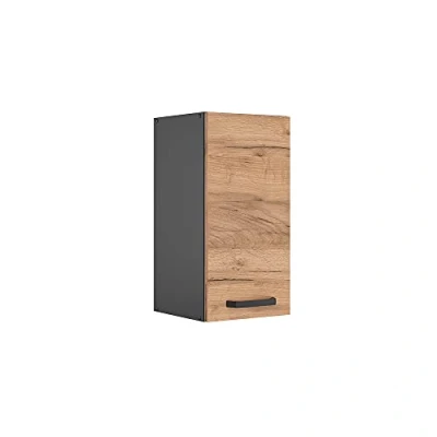 Image of Vicco Wall cabinet Raul, Gold power oak/Anthracite, 30 cm