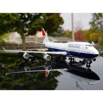 Image of Gemini Jets GJBAW1858 BRITISH AIRWAYS B747 400 G CIVB RETRO NEGUS LIVERY