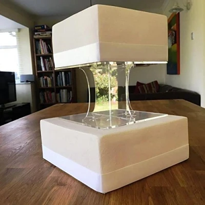 Image of Cake Pillars Square Solid Clear, 25 X 23 cm
