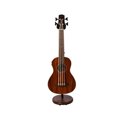 Image of Ruach Original Wooden Galanta Ukulele Guitar Stand Handmade from Walnut