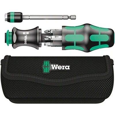 Image of Wera 05051024001 Kraftform Compact Imperial Screwdriver Bit Set KK 25, Silver