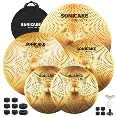 Image of SONICAKE Low Volume Cymbal Pack (Low + Golden Accessories)