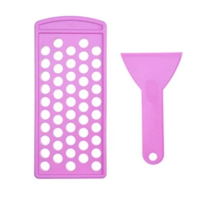Image of Lip Balm Filling Tray and Spatula (Purple (1 set))