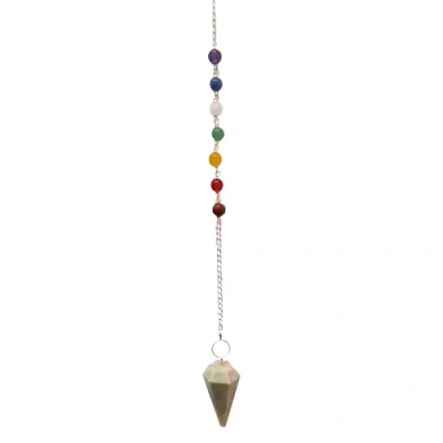 Image of VIE Pendulum with 7 Chakra Beaded Chain (Amazonite)