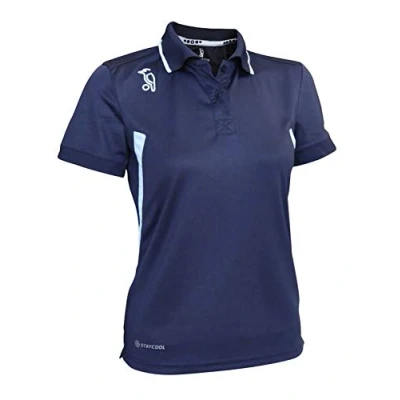 Image of Kookaburra Womens Kb Polo Shirt Ink/White, X Small