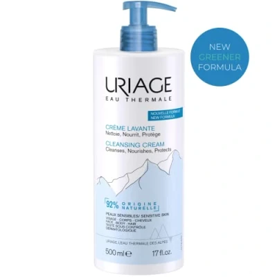 Image of Uriage Cleansing Cream for Sensitive Skin, 500 ml (Pack of 1)