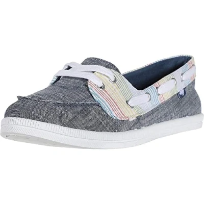 Image of Rocket Dog Women&#039;s Meer Casual Boat Shoe 3 UK Blue Multi
