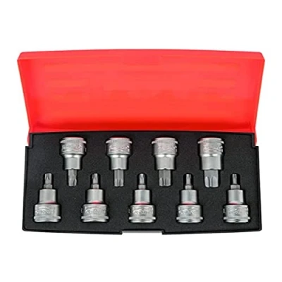 Image of S9TORX 1/2in Drive Socket Set of 9 Metric
