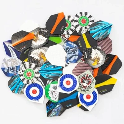 Image of Harrows Dart Flights Set of Assorted Extra Strong Flights, Premium Flight Technology (25 in Total)