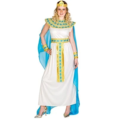 Image of dressforfun 900052 Women&#039;s Cleopatra costume Egyptian style fancy dress Colourful outfit with accessories Great for parties (XXL No. 300198)