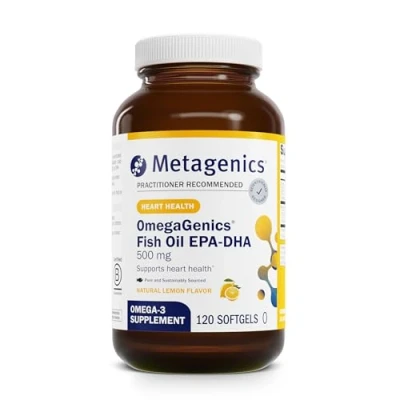 Image of Metagenics, EPA DHA Extra Strength, Natural Lemon Flavour, 120 Softgels