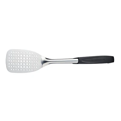 Image of MasterClass Colour Coded Catering Quality Stainless Steel Fish Slice, 38 cm (15&quot;) Black (General)
