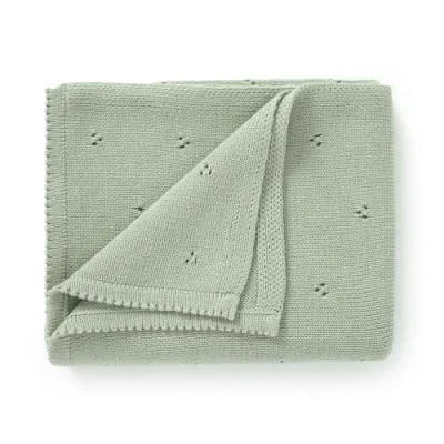 Image of DovFanny Cotton Cellular Baby Blanket Knitted Soft for Newbron Boy and Girls 100 x 80cm