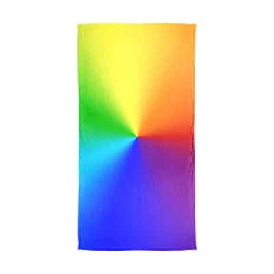 Image of YOUJUNER Women&#039;s Long Silk Scarf Colourful Rainbow Print Chiffon Scarves Shawls Stoles Wraps for Women Ladies