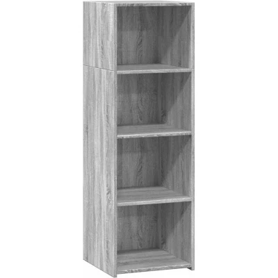 Image of vidaXL Highboard Grey Sonoma 40x41x124 cm Engineered Wood