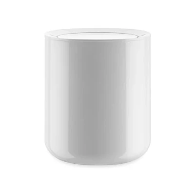 Image of Alessi Birillo Bathroom Bin PL10 W by Piero Lissoni