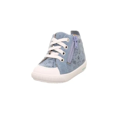 Image of Superfit Moppy First Walking Shoes, Blue/White 8010, 4.5 UK Child
