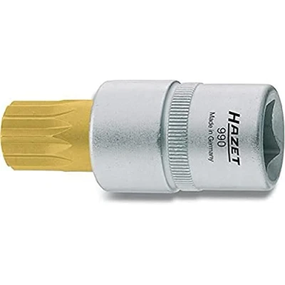 Image of T10162 Socket HAZET 990 18 M18 XZN Knurled VOLKSWAGEN: Tiguan I, Passat B7 Variant, B6 Variant