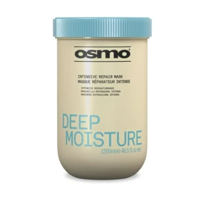 Image of OSMO Intensive Deep Repair Mask Jojoba Oil Over Stressed &amp; Traumatised Hair Improves Moisture Elasticity Vegan. 1200ml
