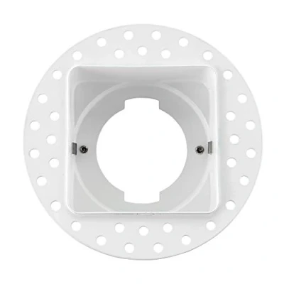 Image of Saxby 78529 Trimless Matt White Square shieldECO shieldLED Bezel Downlight Accessory