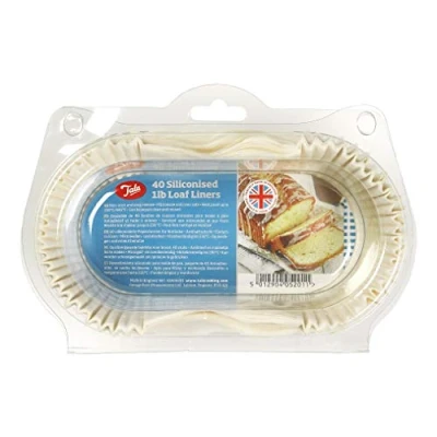 Image of Tala 10A05201 Siliconised Loaf Liners, Paper, Cream, 1LB