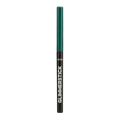 Image of Avon Glimmerstick Waterproof Eyeliner EMERALD no need to sharpen