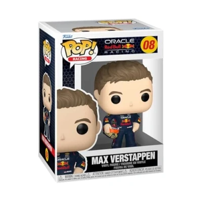 Image of Funko Pop! Racing: Racing Max Verstappen With Helmet Red Bull Collectable Vinyl Figure Gift Idea Official Merchandise Toys for Kids &amp; Adults Sports Fans
