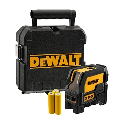 Image of DEWALT DW0822 XJ Cross Line Laser Red Beam, Spot Self Levelling High Accuracy